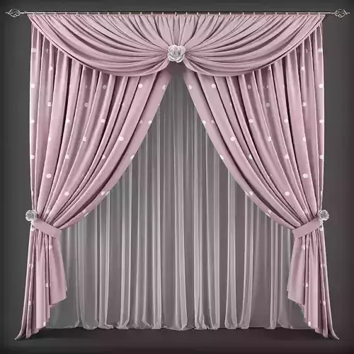 Curtain 3D model 188