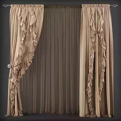 Curtain 3D model 189