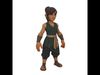 Stylized Game Ready Human Character Rigged named Kolama Low-poly 3D model_1