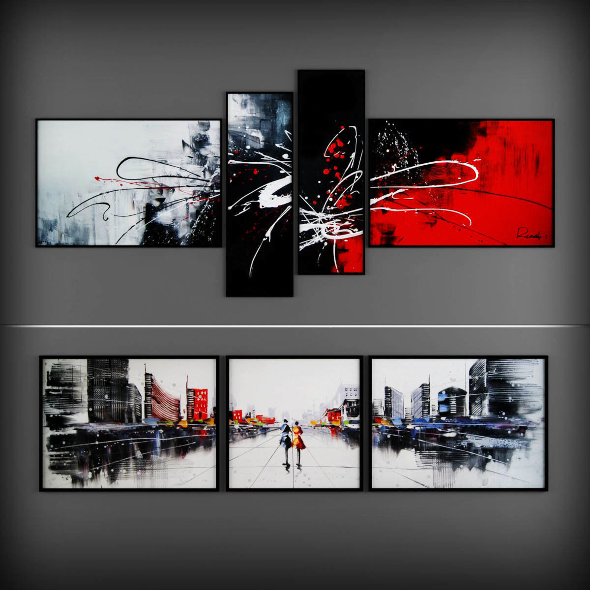 Picture Frames Low-poly 3D model_2