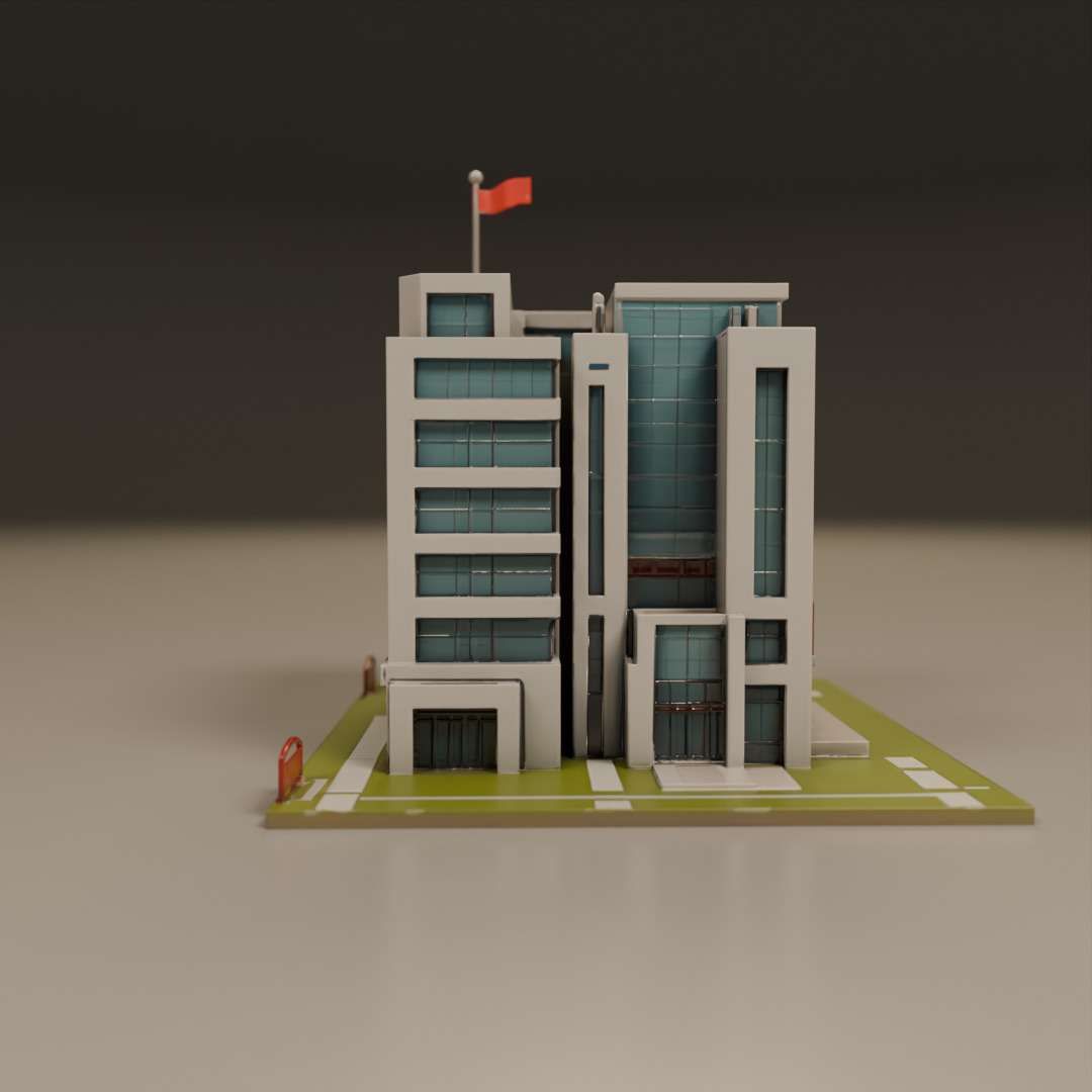 building 3D print model_1