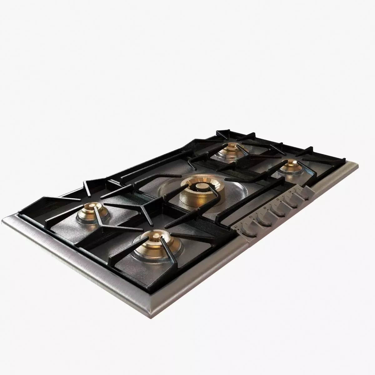 Gaggenau 200 series gas cooktop 3D model