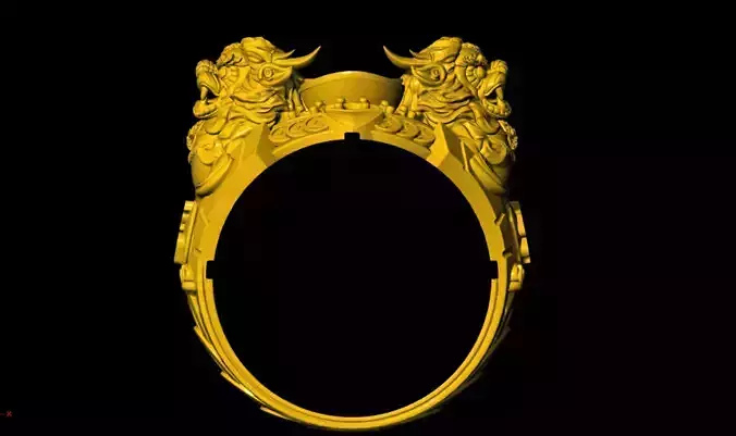 Dragon Antique Ring
