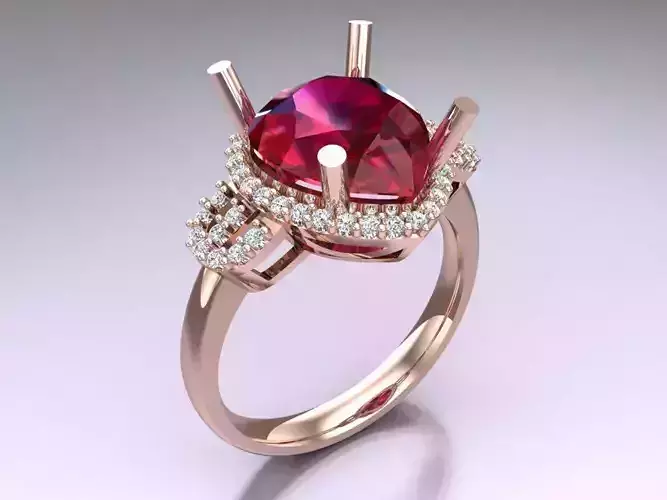 Pear Stone Ring - Womens Rings - N729439