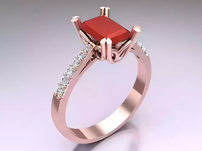 Rectangular Stone Rings - Womens Rings - N729500