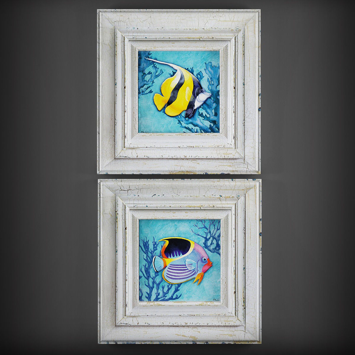 Picture Frames Low-poly 3D model_2