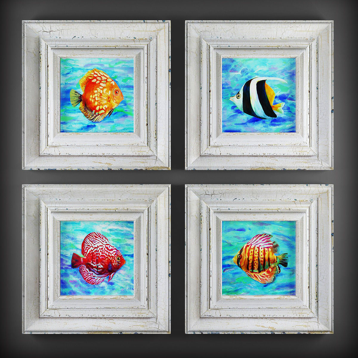 Picture Frames Low-poly 3D model_1