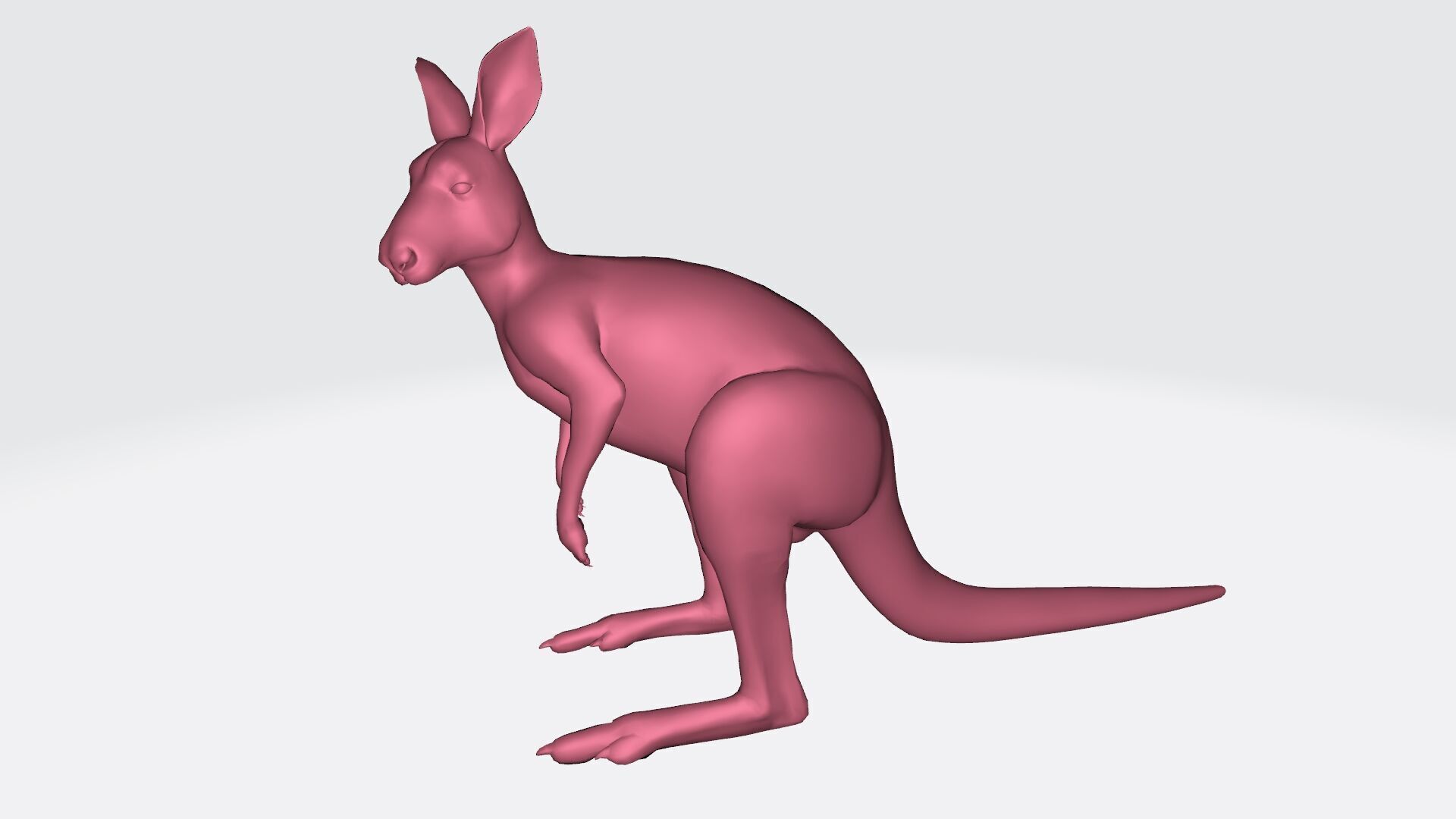 Kangaroo 3D Model Ready to Print 3D print model_4