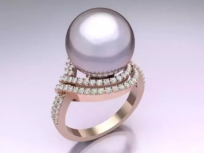 Pearl Ring - Womens Rings  - N730049
