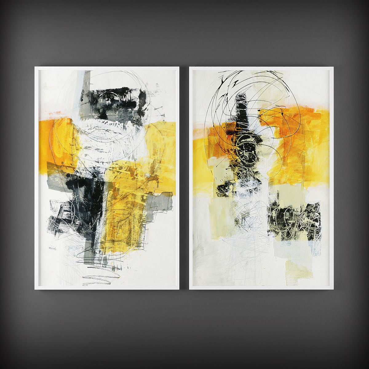 Picture Frames Low-poly 3D model_2