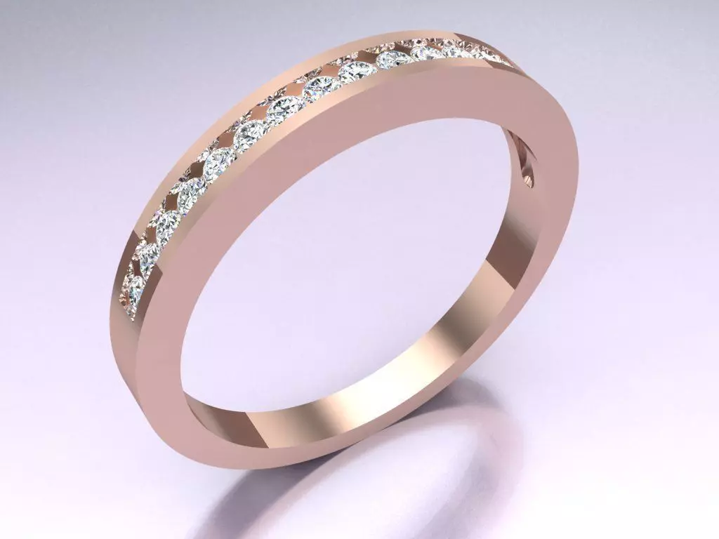 Diamond Ring - Womens Rings - N725223 3D print model_0