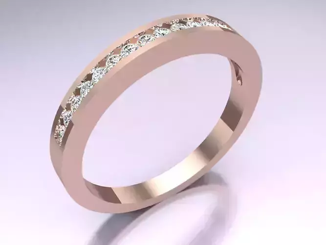 Diamond Ring - Womens Rings - N725223 3D print model Diamond Ring - Womens Rings - N725223 3D print model