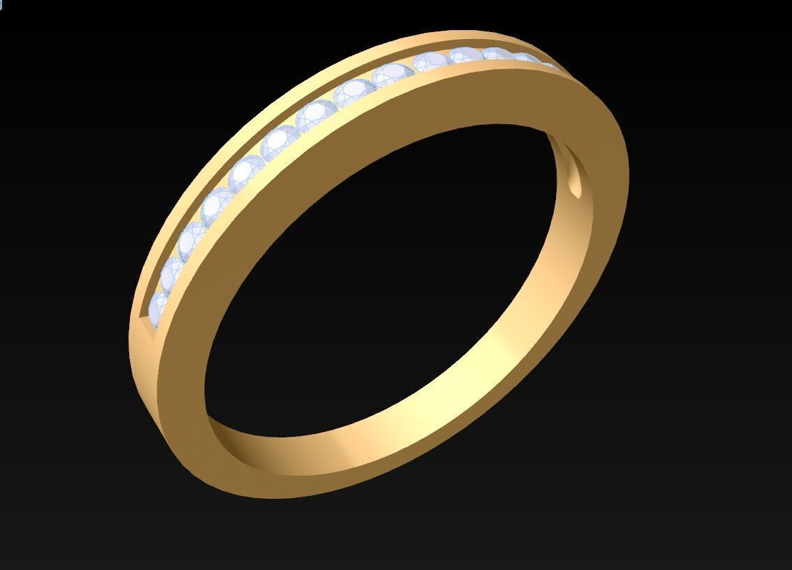 Diamond Ring - Womens Rings - N725223 3D print model_2