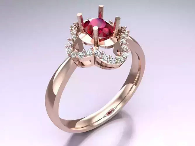 Oval stone ring - Womens  Rings - N725238