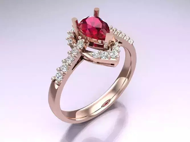 Pear Ring - Womens Rings - N725315