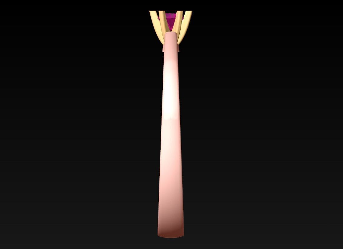 Diamond Ring - Womens Rings - N725329 3D print model_6