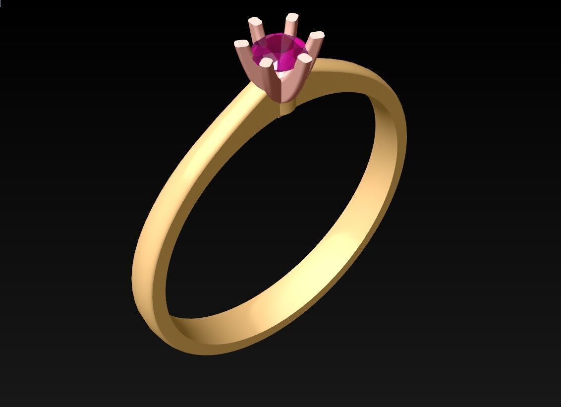 Diamond Ring - Womens Rings - N725329 3D print model_2