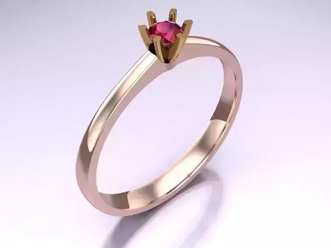 Diamond Ring - Womens Rings - N725329 3D print model