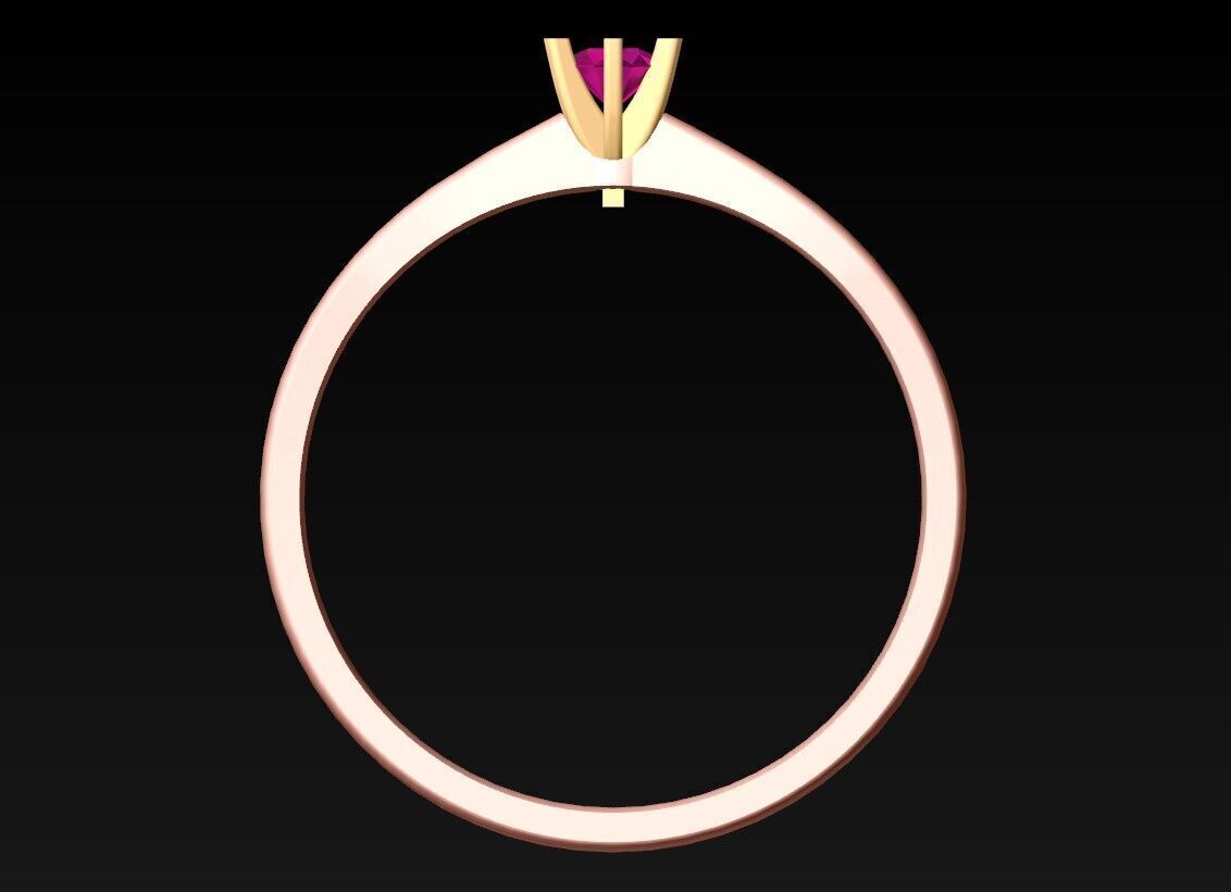 Diamond Ring - Womens Rings - N725329 3D print model_5