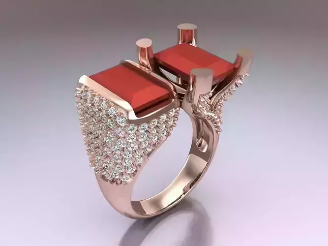 Rectangular Stone Rings - Womens Rings - N725417