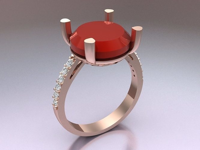 Stone Rings - Womens Rings - N727919 3D print model