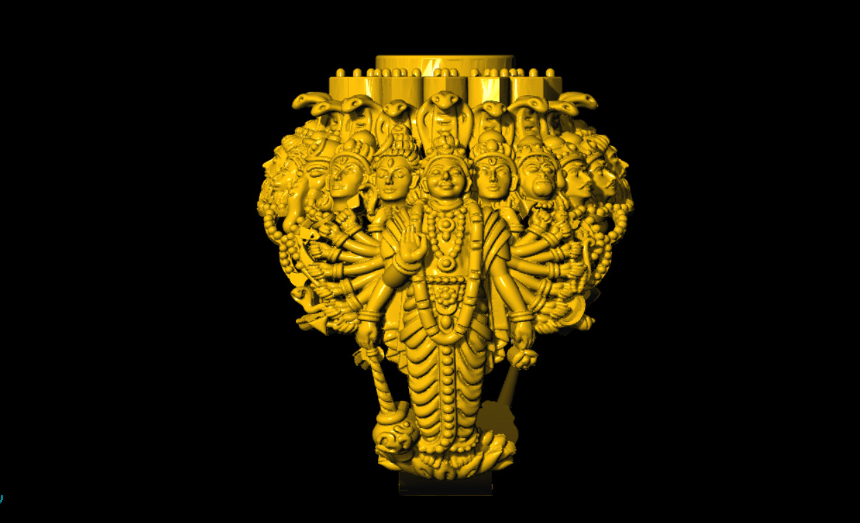 Das Avatar 3D Ring 3D print model_2