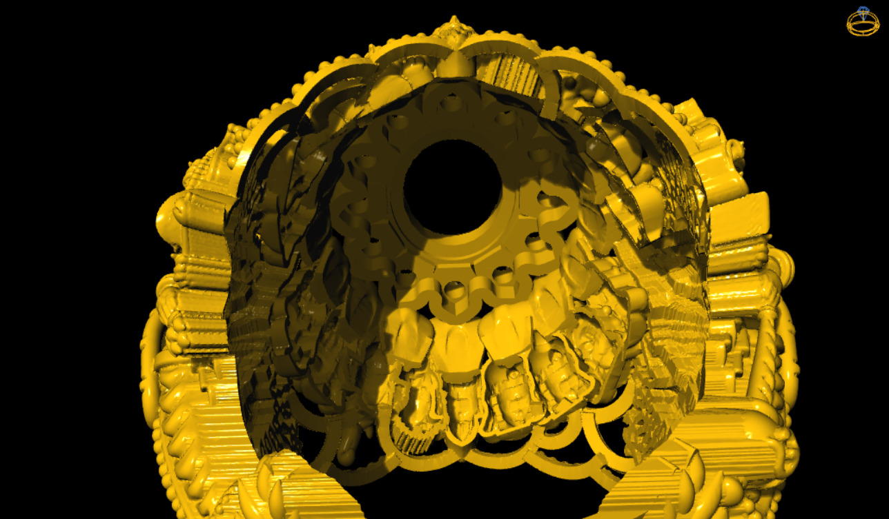 Das Avatar 3D Ring 3D print model_6