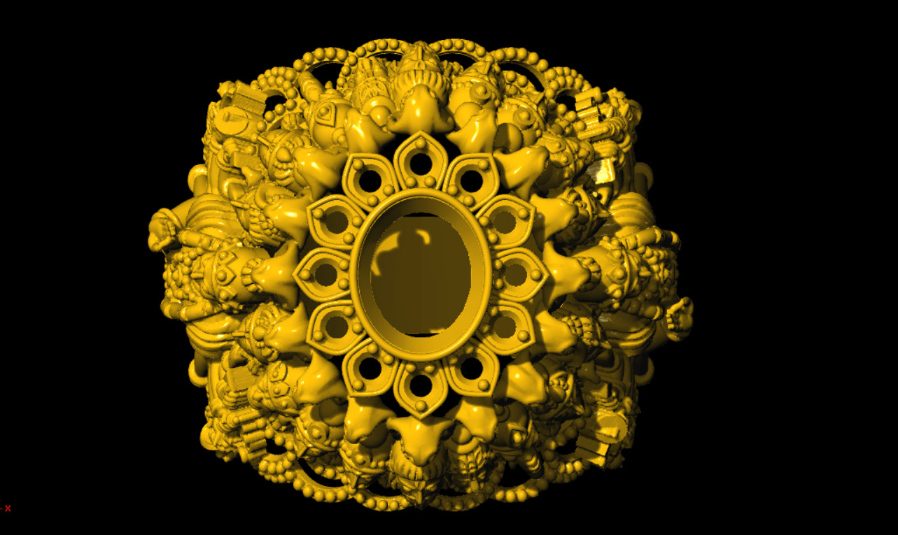 Das Avatar 3D Ring 3D print model_1