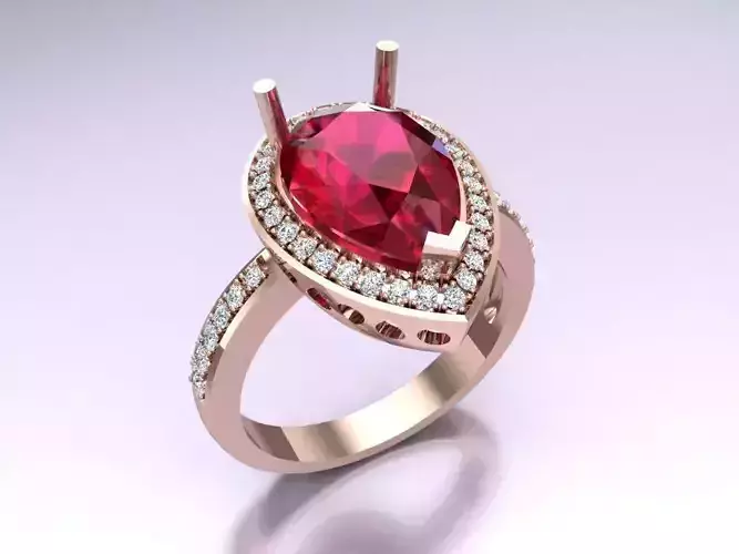 Pear Ring - Womens Rings - N727906