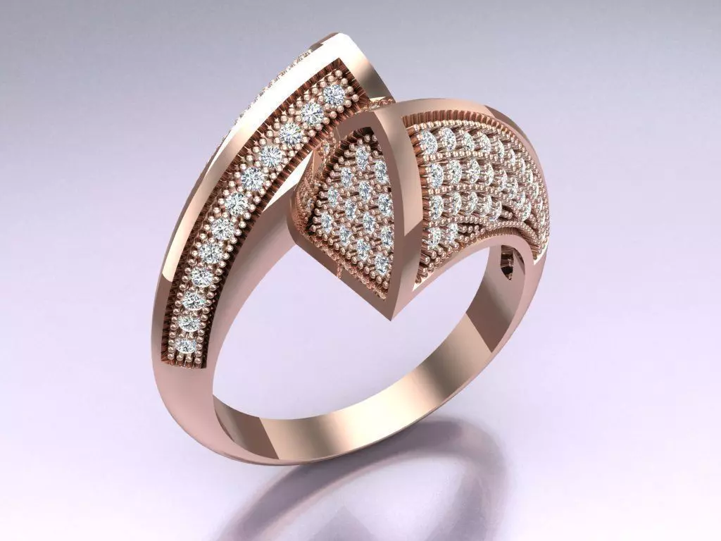 Diamond Ring - Womens Rings - N727033 3D print model
