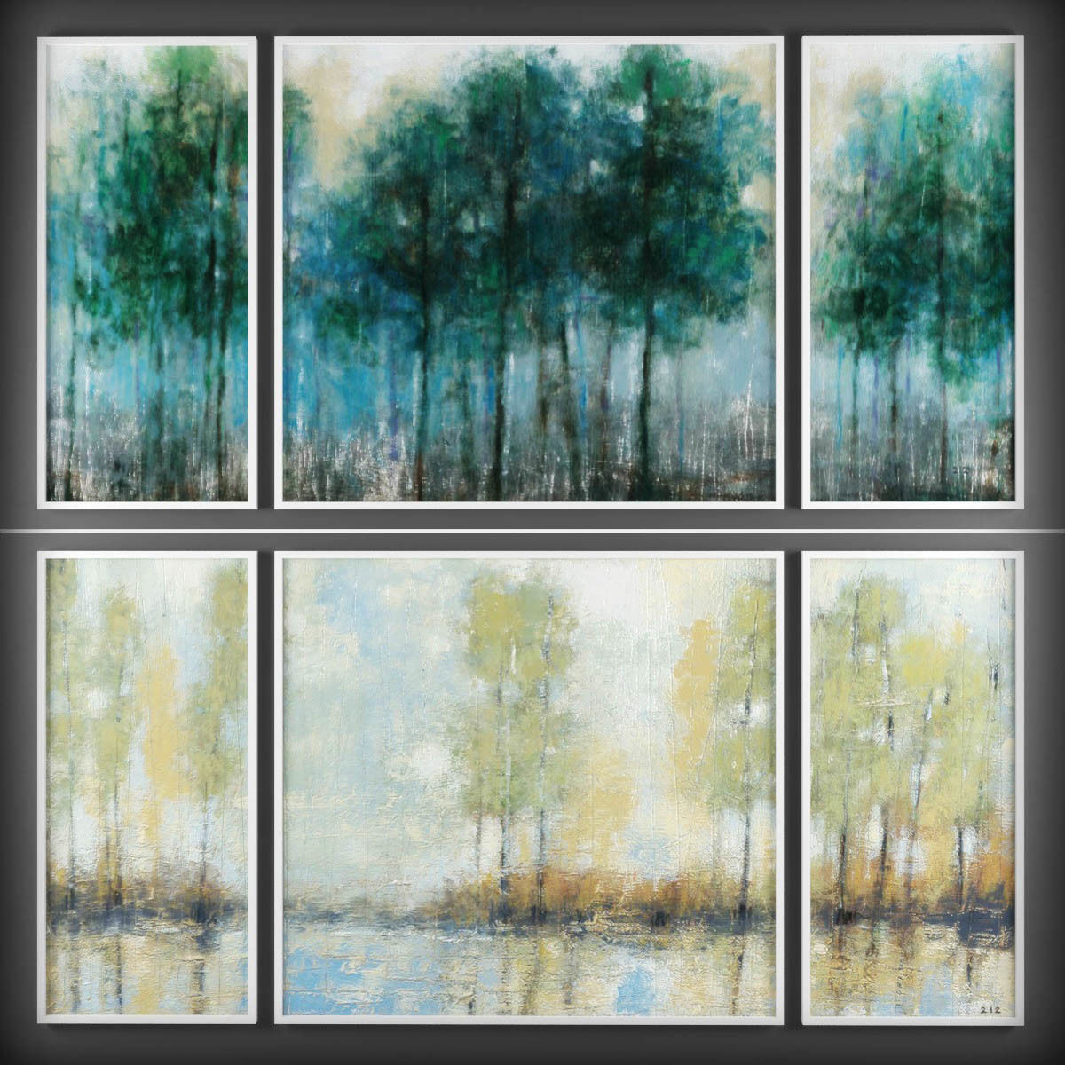 Picture Frames Low-poly 3D model_1