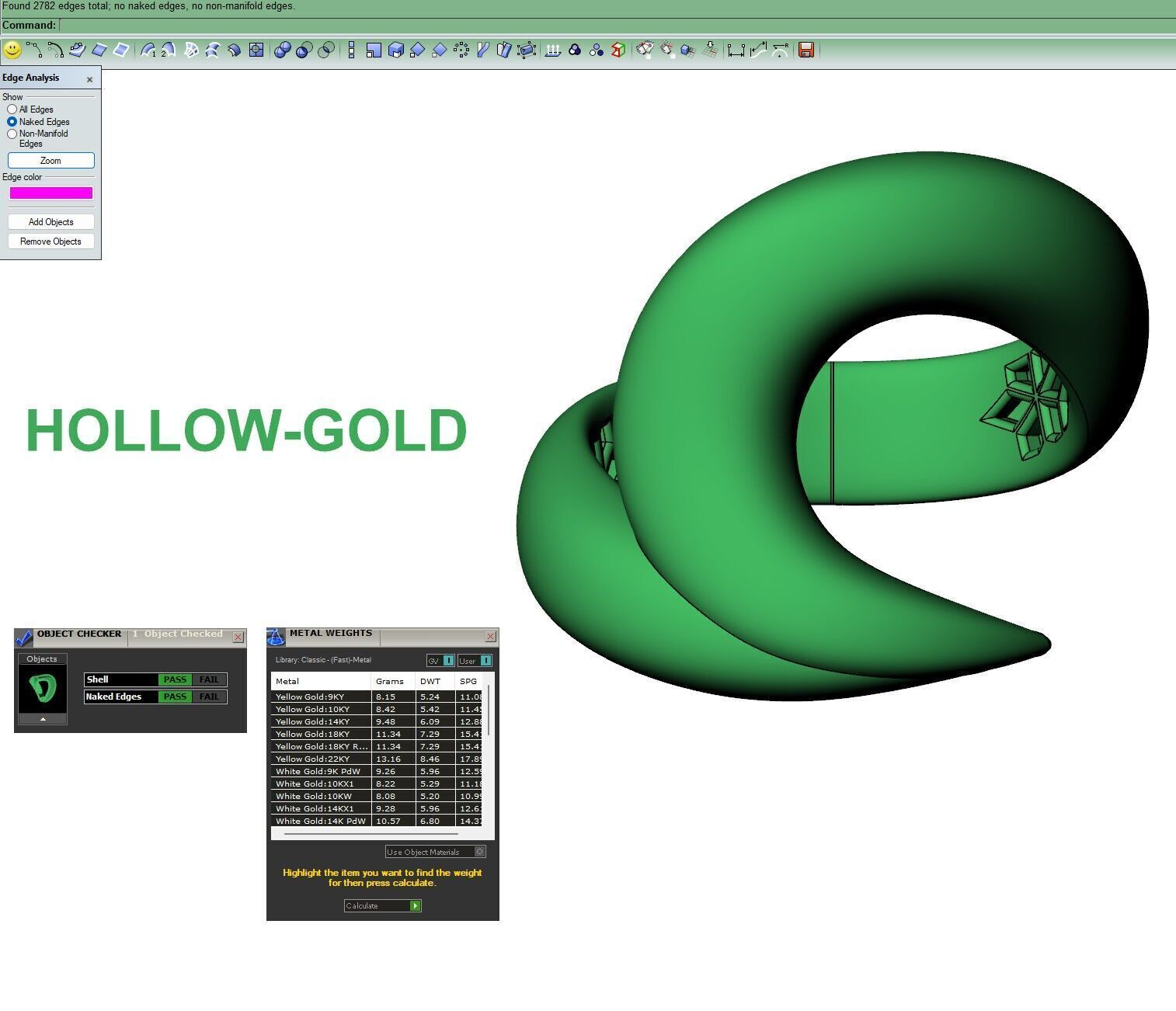 Velora Twist Gold Diamond Ring 3D print model_9