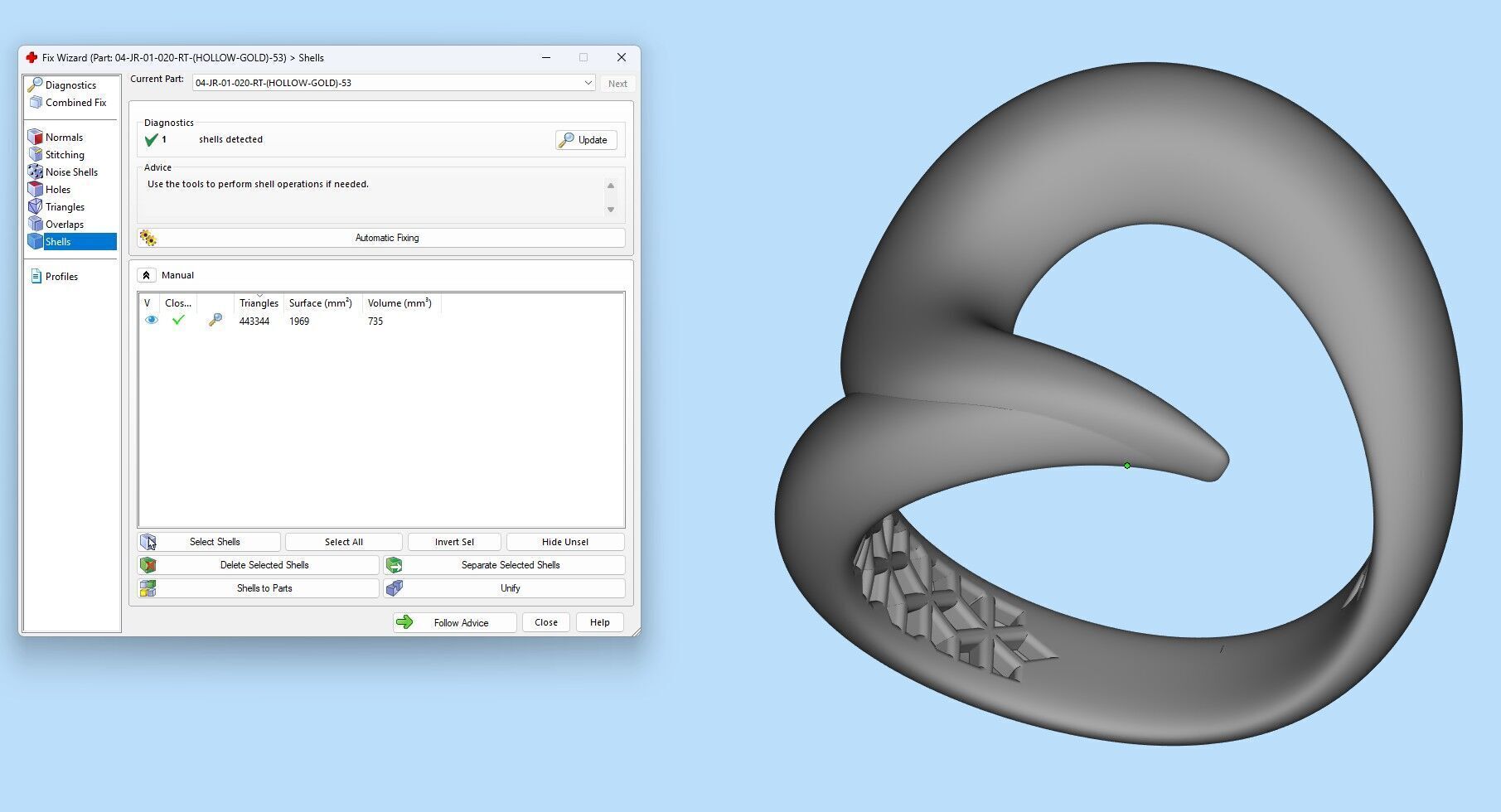 Velora Twist Gold Diamond Ring 3D print model_18