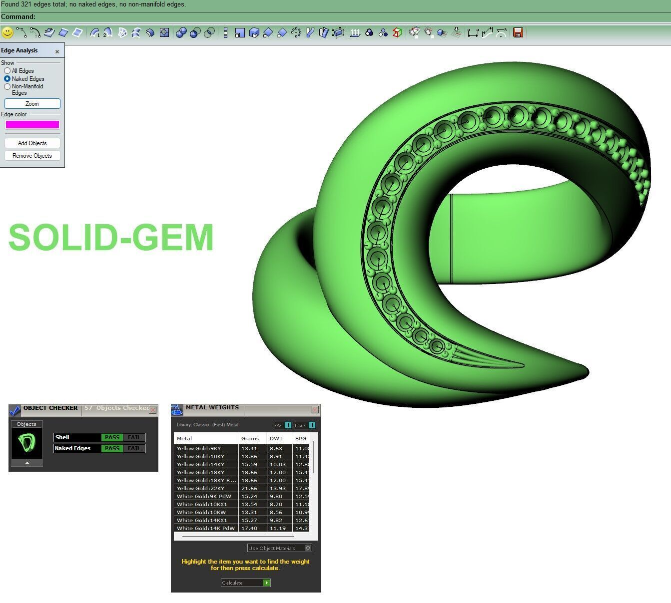 Velora Twist Gold Diamond Ring 3D print model_11