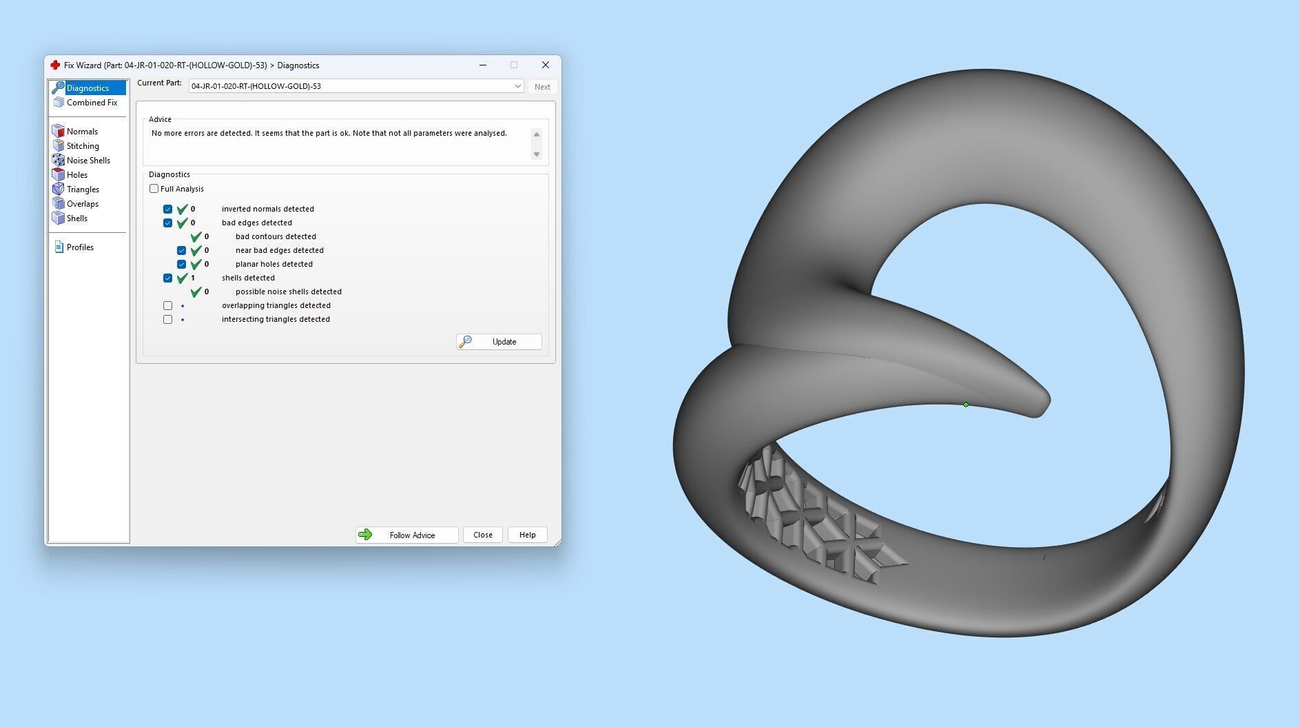 Velora Twist Gold Diamond Ring 3D print model_17