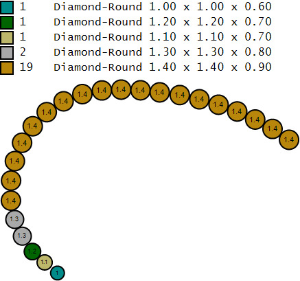 Velora Twist Gold Diamond Ring 3D print model_22