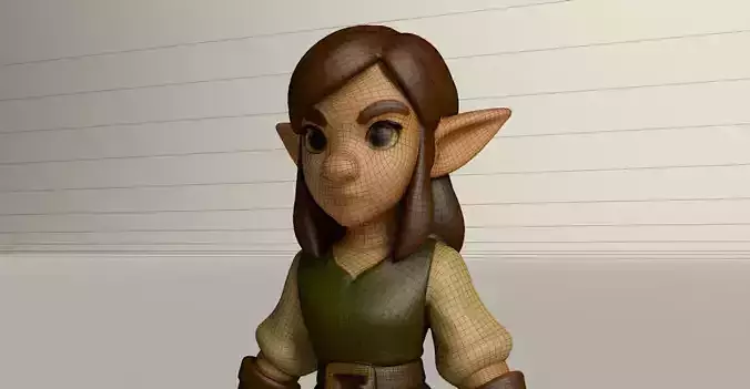 Stylized Game Ready Human Character Rigged named Lo