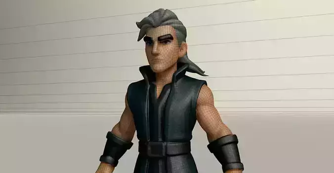 Stylized Game Ready Human Character Rigged named lonisa