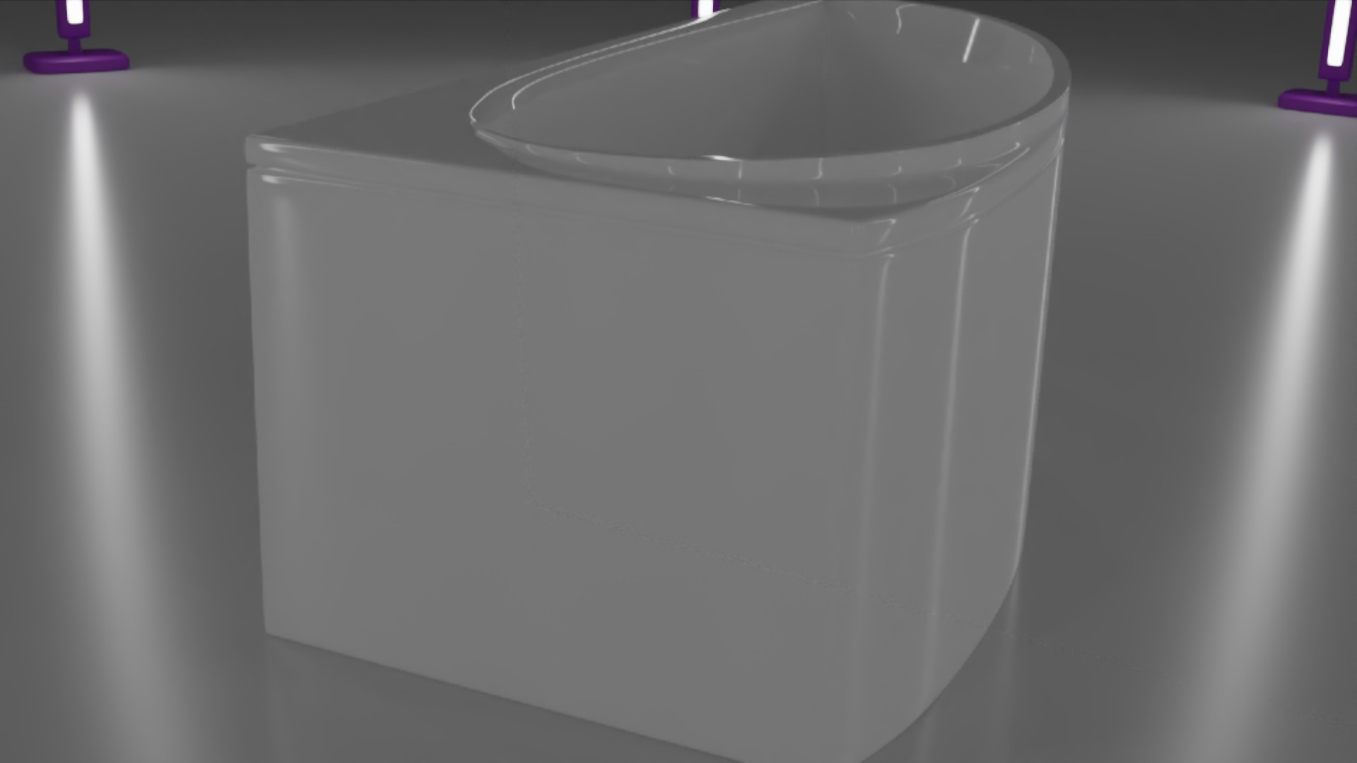 Corner bath real based avokd1-1600x775x643mm Low-poly 3D model_12