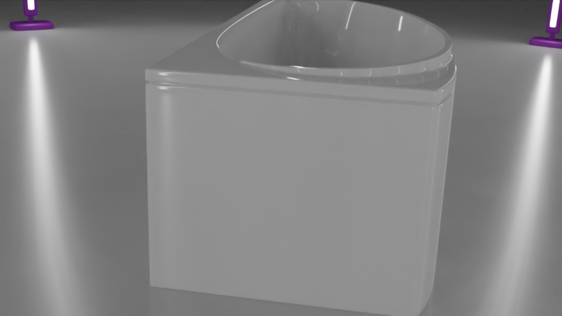 Corner bath real based avokd1-1600x775x643mm Low-poly 3D model_13