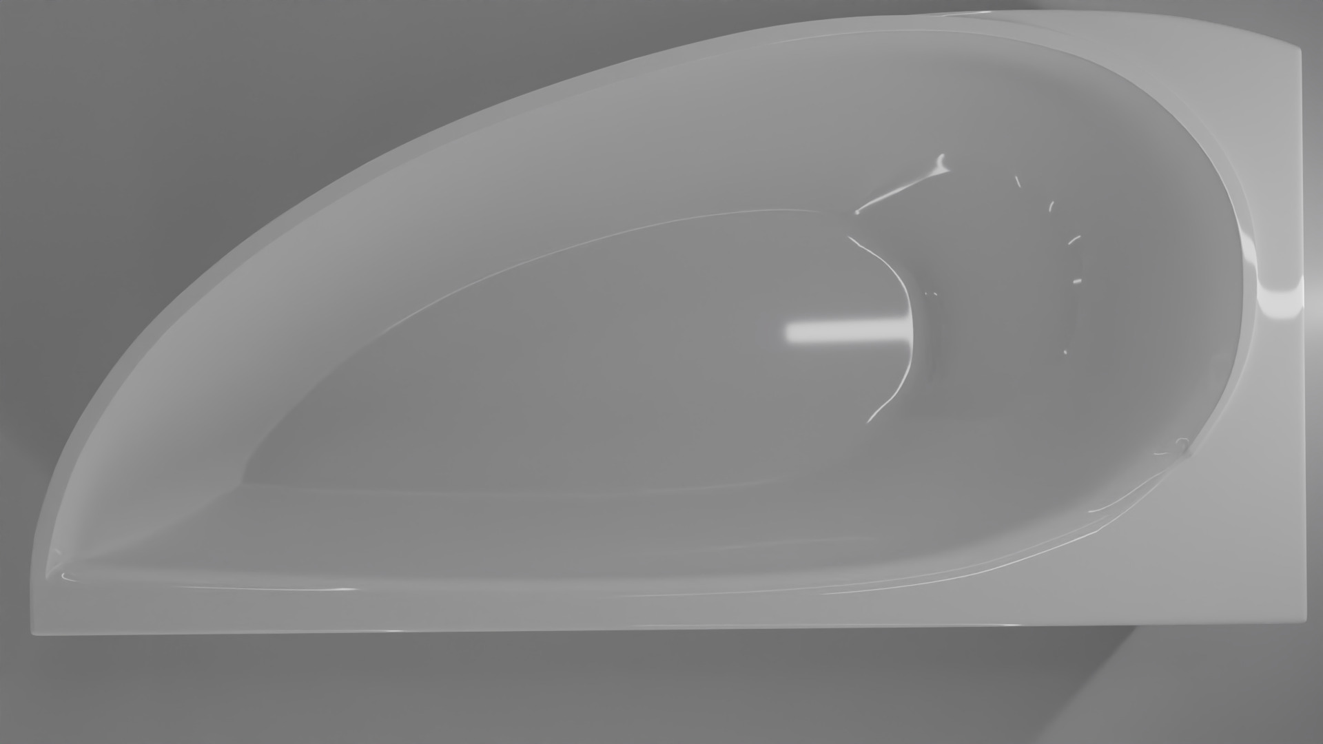 Corner bath real based avokd1-1600x775x643mm Low-poly 3D model_14