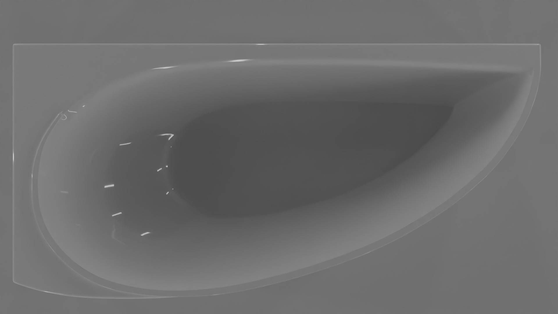 Corner bath real based avokd1-1600x775x643mm Low-poly 3D model_20