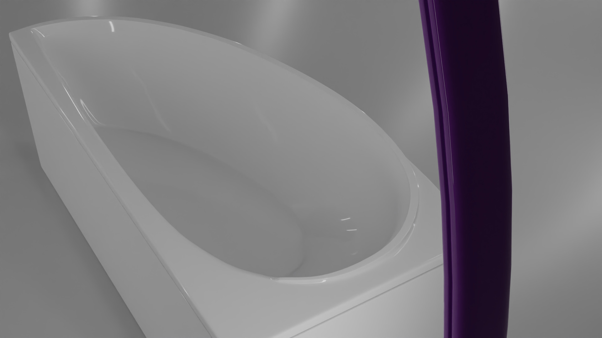 Corner bath real based avokd1-1600x775x643mm Low-poly 3D model_21