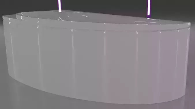 Corner bath real based avokd1-1600x775x643mm