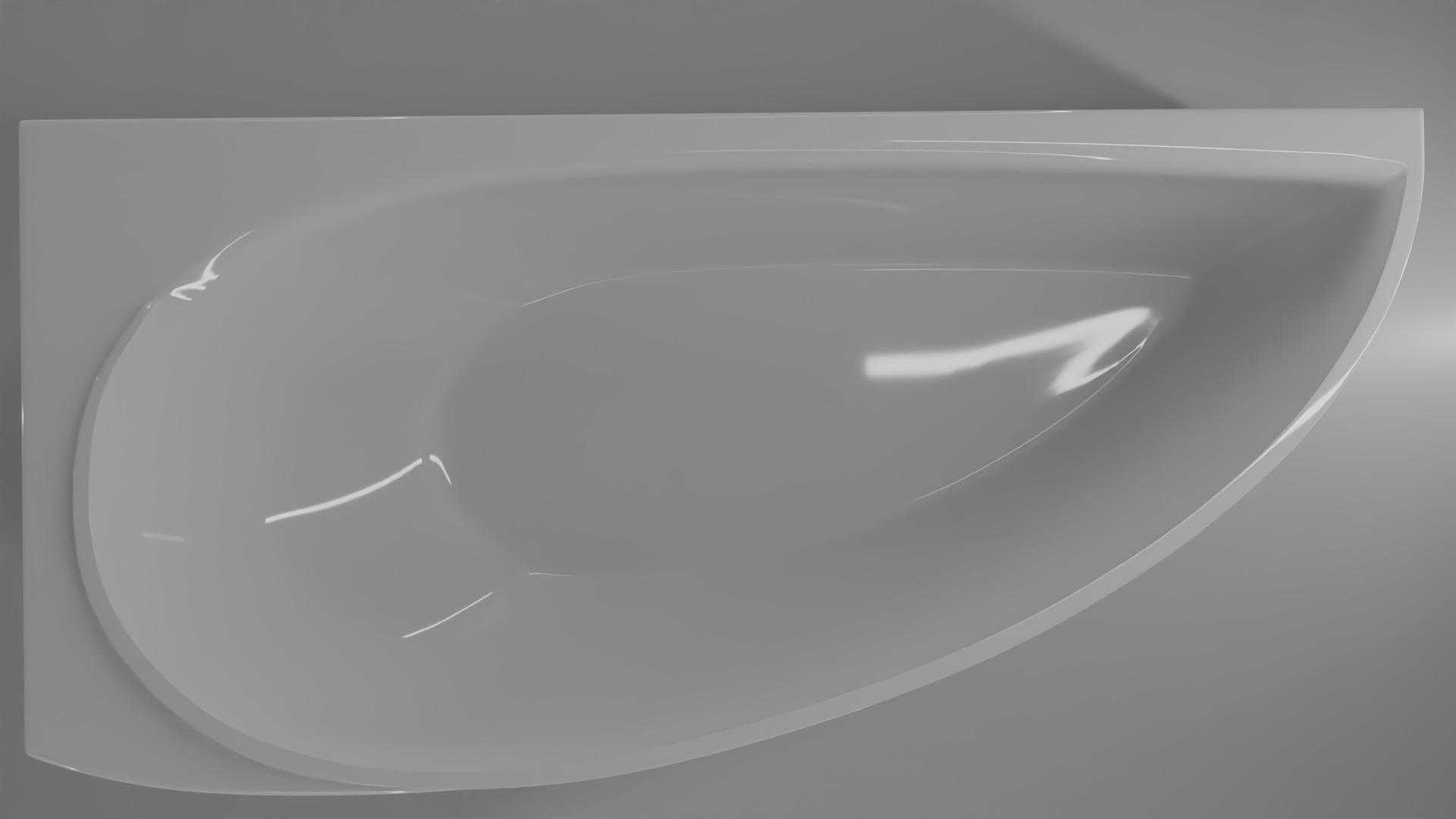 Corner bath real based avokd1-1600x775x643mm Low-poly 3D model_15