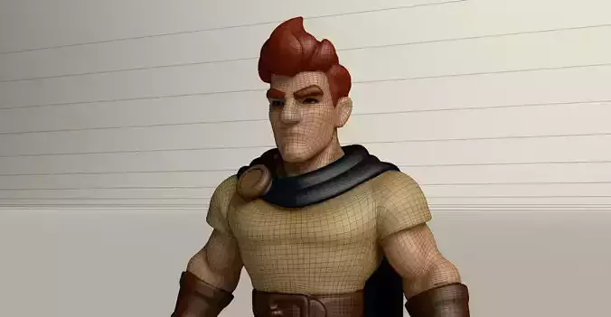 Stylized Game Ready Human Character Rigged named Mahes