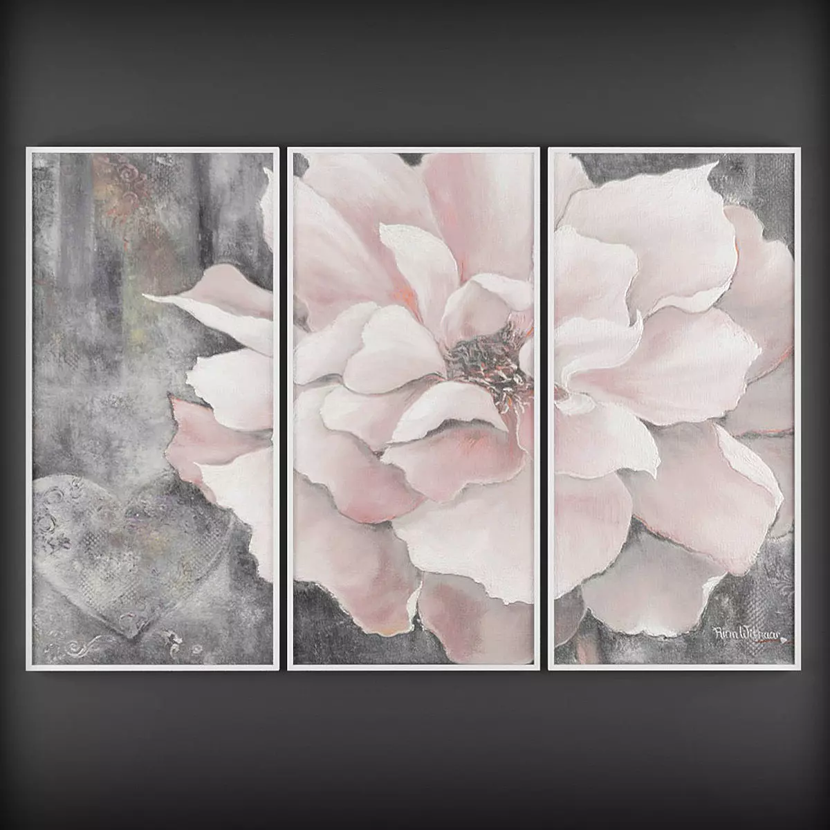 Picture Frames Low-poly 3D model_0