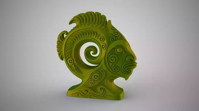 Human Face Fish Decor