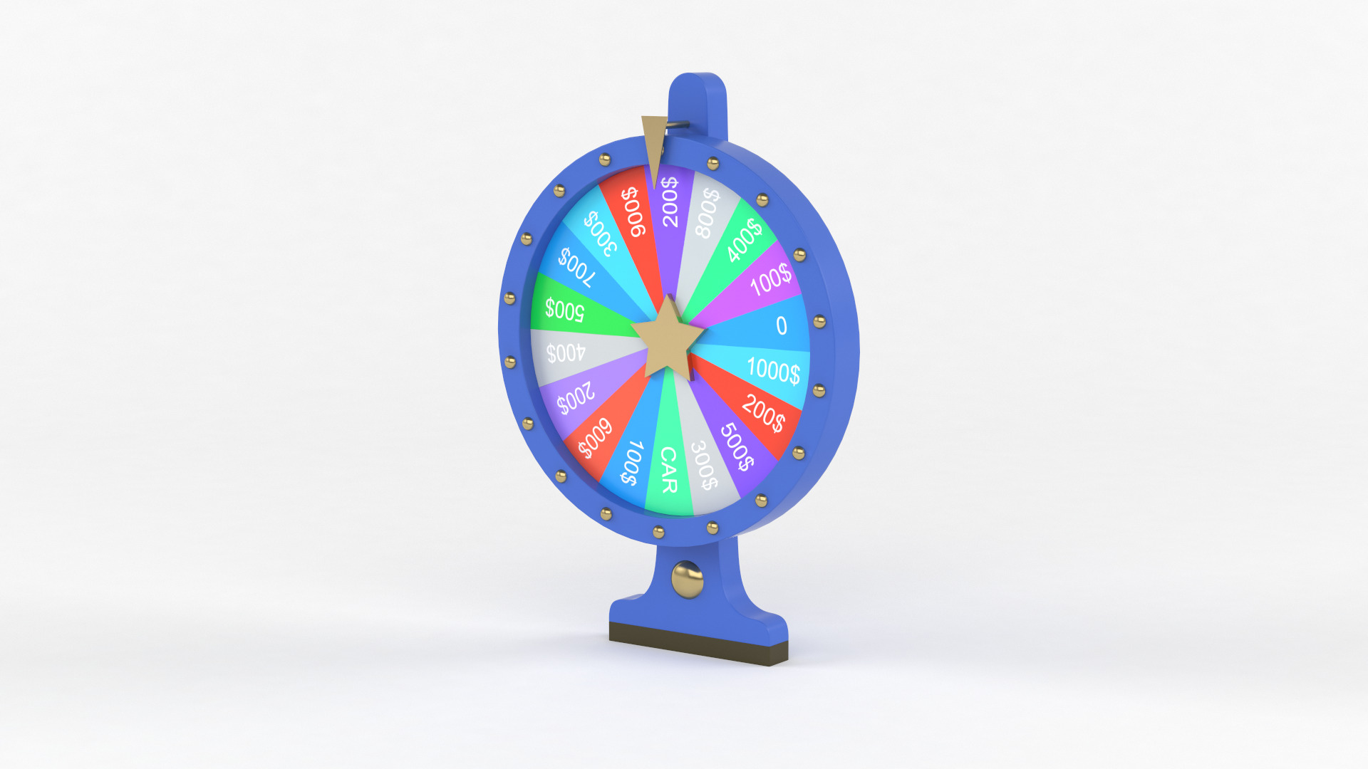 Wheel of Fortune 3D model_2