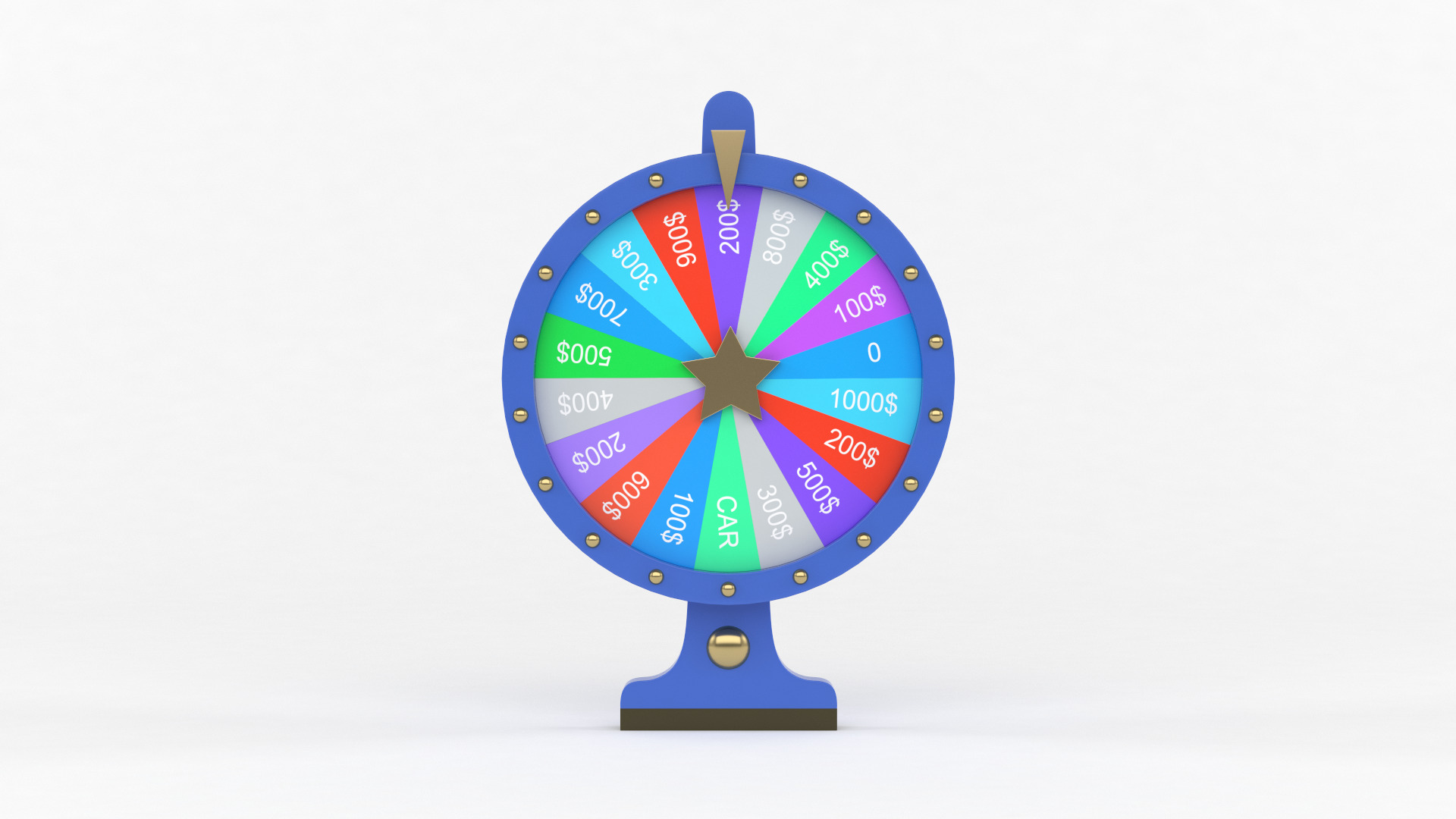 Wheel of Fortune 3D model_1